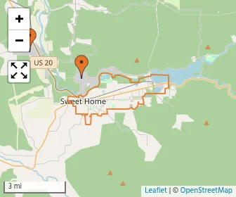 Area schools map